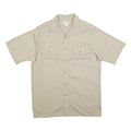 CARHARTT Mens Beige Workwear Cotton Shirt L Button Pocket Casual Durable