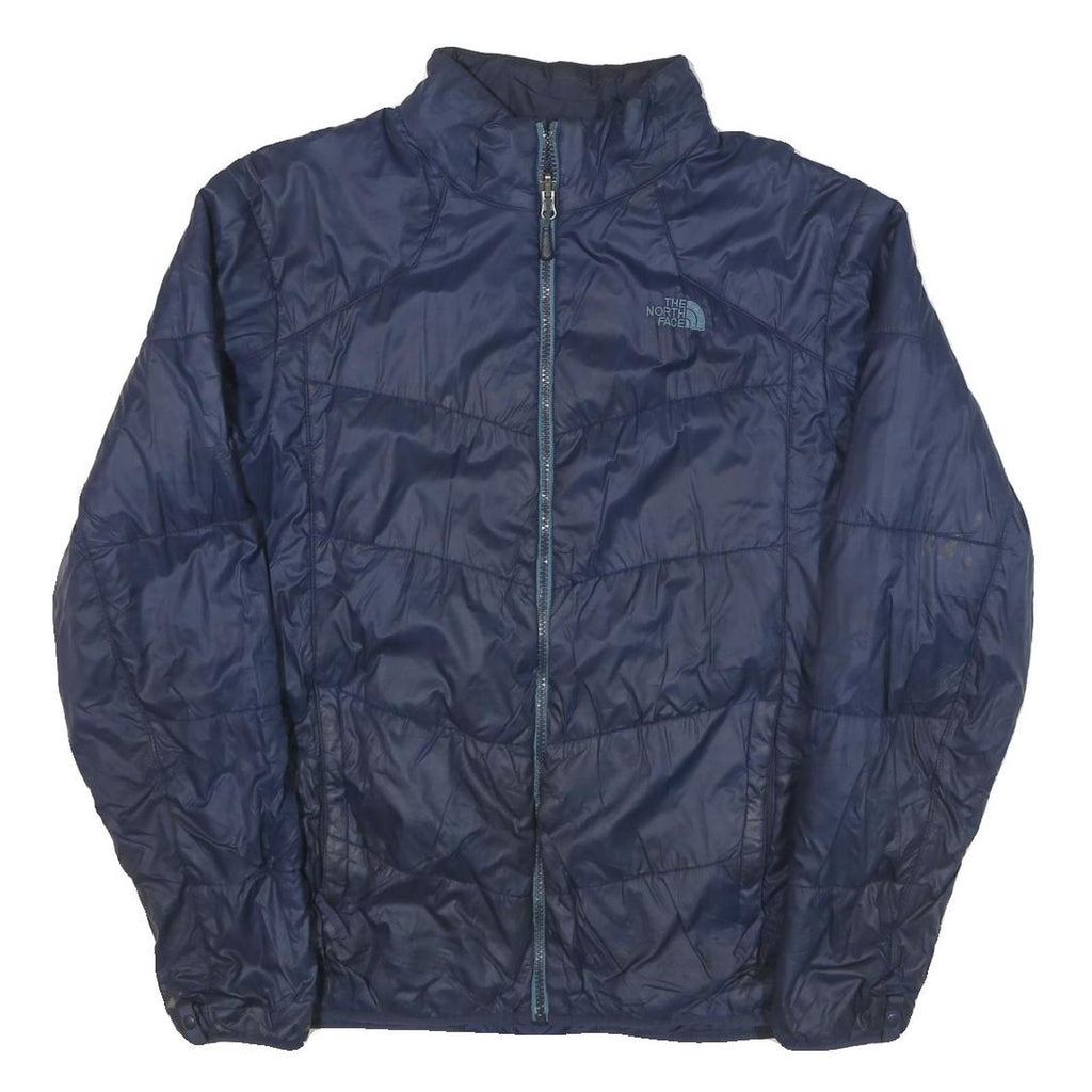 THE NORTH FACE Mens Blue Lightweight Jacket M Polyester Blend Plain Zip Outdoor