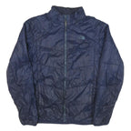 THE NORTH FACE Mens Blue Lightweight Jacket M Polyester Blend Plain Zip Outdoor