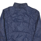 THE NORTH FACE Mens Blue Lightweight Jacket M Polyester Blend Plain Zip Outdoor