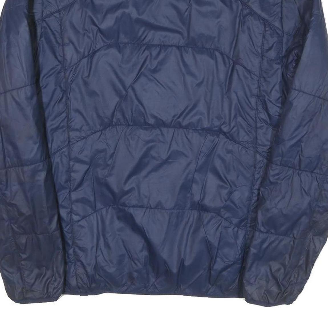 THE NORTH FACE Mens Blue Lightweight Jacket M Polyester Blend Plain Zip Outdoor