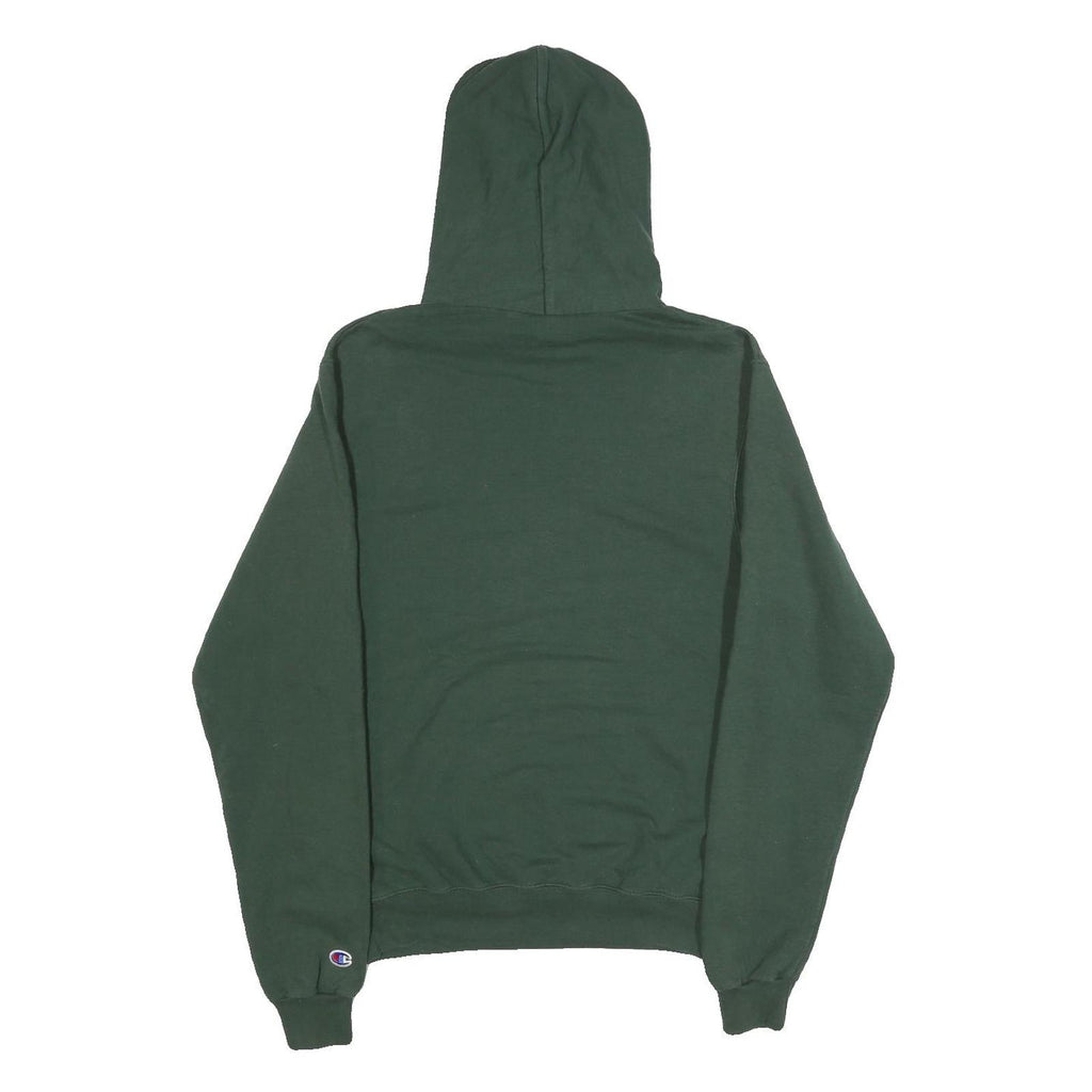 CHAMPION Mens Green Sac State Pullover Hoodie S Cotton Blend Casual Sweatshirt