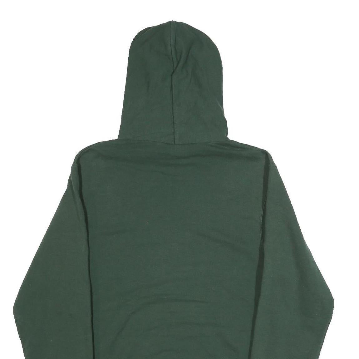 CHAMPION Mens Green Sac State Pullover Hoodie S Cotton Blend Casual Sweatshirt