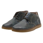 JOHBSTON & MURPHY Lace-Up Boots Blue Leather Mens UK 11