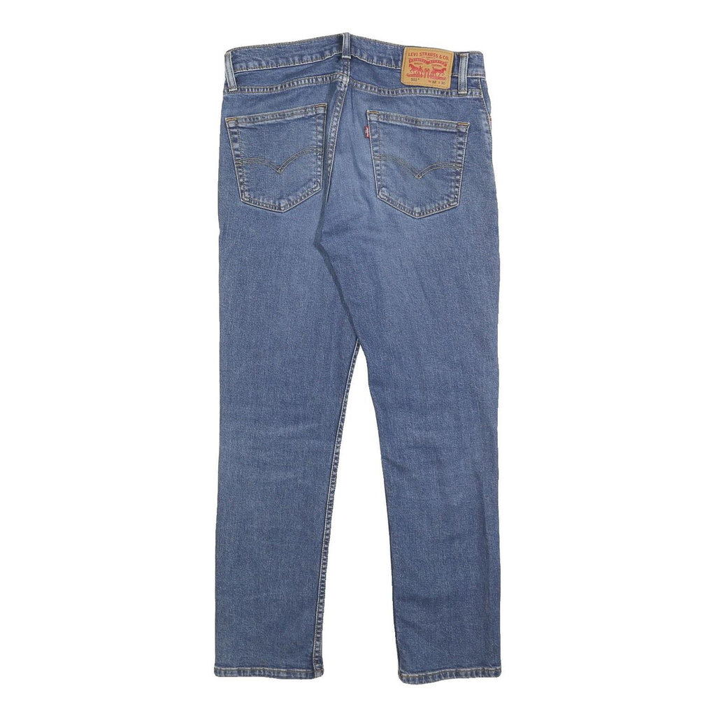 LEVI'S 511 Slim Mens Jeans Blue Slim Skinny Denim Medium W32 L30 Stretch