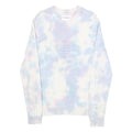 GUESS Mens Blue & Pink Tie Dye Cotton Blend Crew Neck XS Sweatshirt Casual