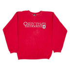 STARTER Ohio State University Mens Sweatshirt Red USA M