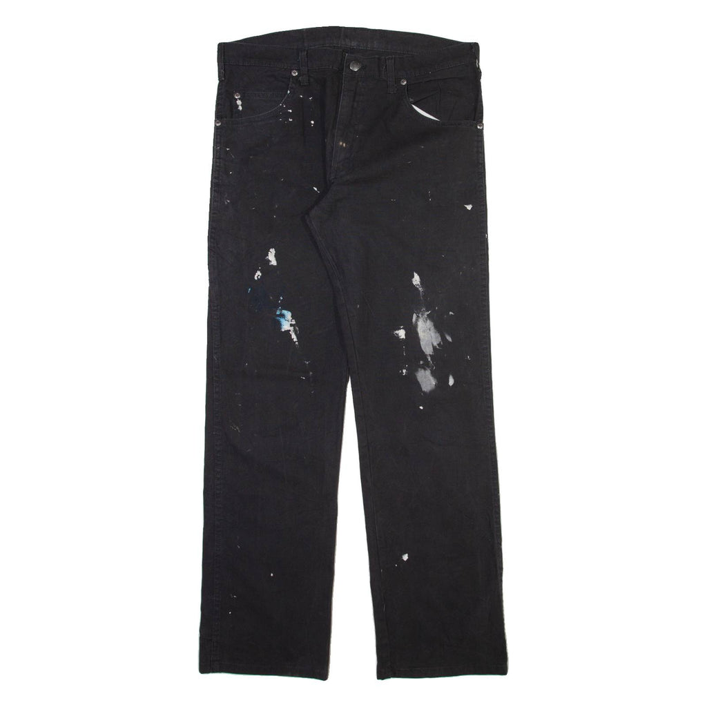 DICKIES Mens Trousers Black Regular Straight W32 L32