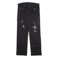 DICKIES Mens Trousers Black Regular Straight W32 L32