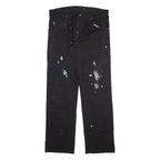 DICKIES Mens Trousers Black Regular Straight W32 L32
