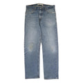 LEVI'S 505 Mens Jeans Blue Regular Straight Denim Medium W34 L32 Classic Zip