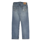 LEVI'S 505 Mens Jeans Blue Regular Straight Denim Medium W34 L32 Classic Zip
