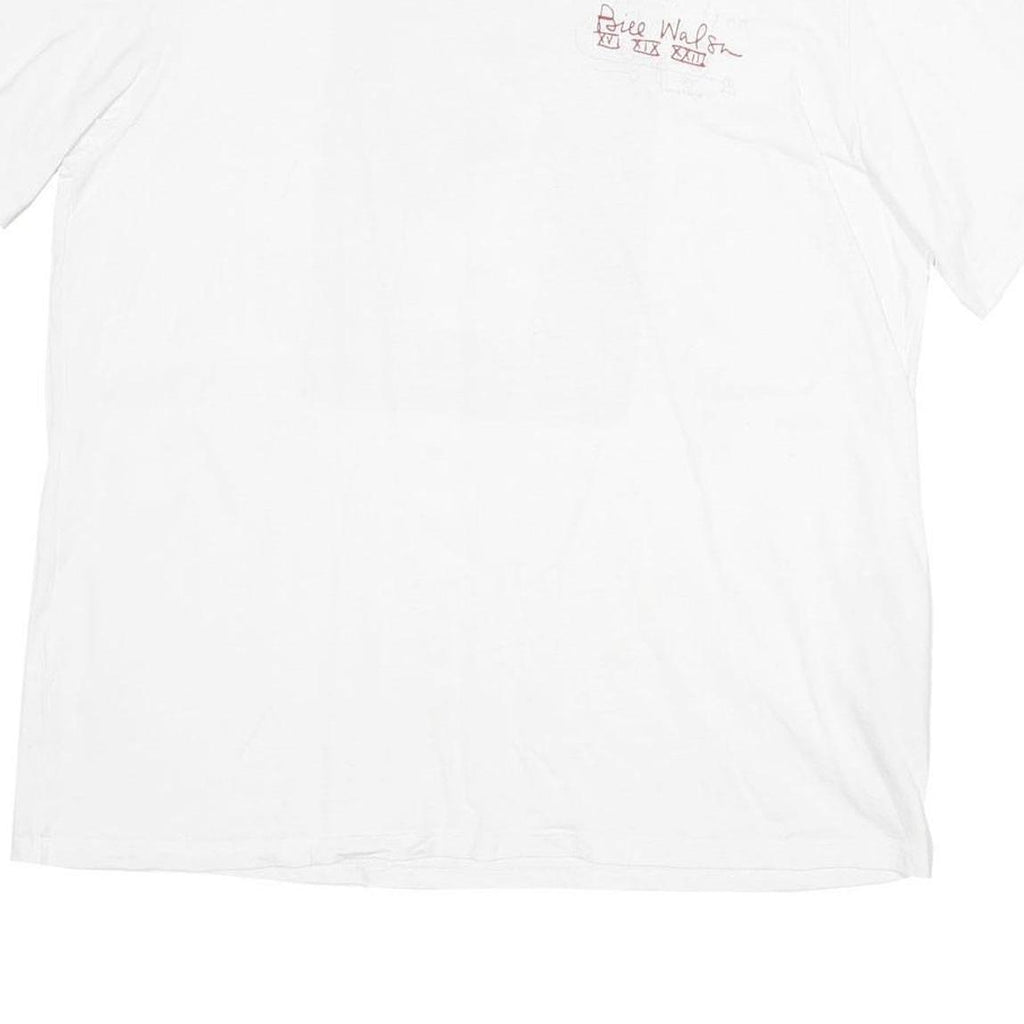 LEVI'S Mens White XL Graphic T-Shirt Short Sleeve Crew Neck Cotton Casual