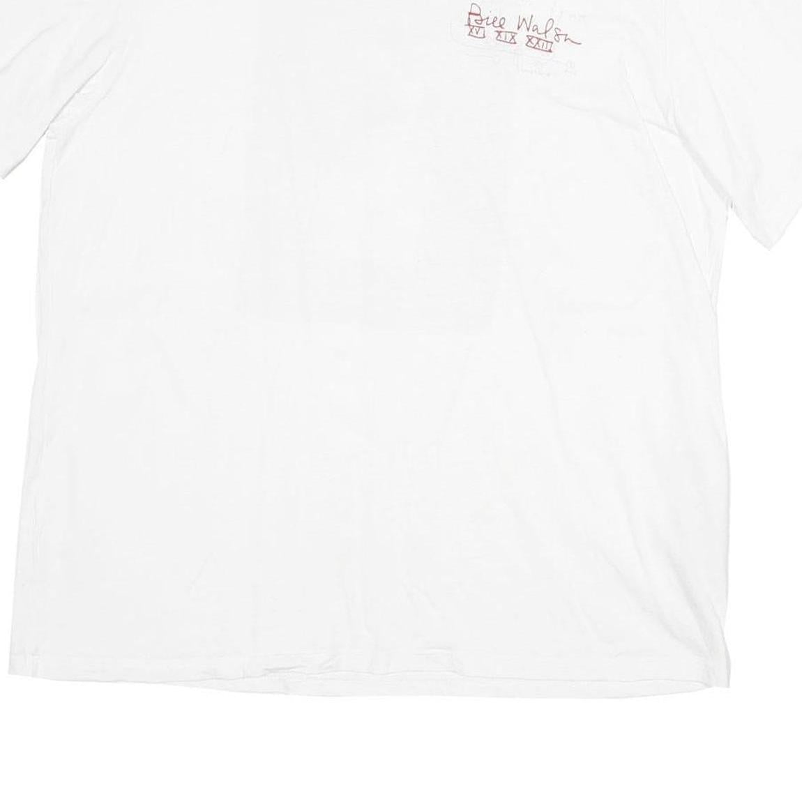 LEVI'S Mens White XL Graphic T-Shirt Short Sleeve Crew Neck Cotton Casual