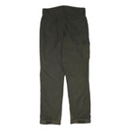 LAGO Mens Polyester Blend Black Relaxed Cargo Trousers W31 L32 Workwear Utility