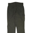 LAGO Mens Polyester Blend Black Relaxed Cargo Trousers W31 L32 Workwear Utility