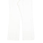 LEVI'S Womens White Regular Fit Bootcut Denim Jeans W25 L26 Cotton Blend Zip 517