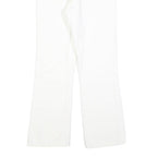 LEVI'S Womens White Regular Fit Bootcut Denim Jeans W25 L26 Cotton Blend Zip 517
