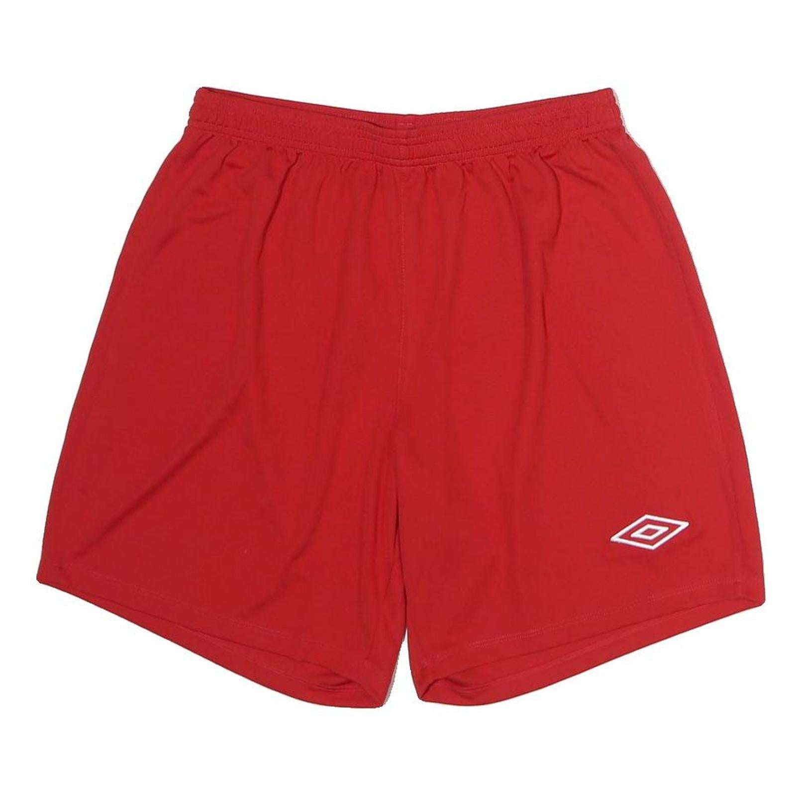 UMBRO Mens Red Sports Shorts L W30 Casual Polyester Lightweight
