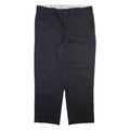 DICKIES Mens Trousers Black Regular Straight W42 L30