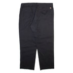 DICKIES Mens Trousers Black Regular Straight W42 L30