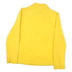 PERFECTO BRAND Mens Yellow Coach Jacket M Cotton Blend Woven Plain Classic Fit