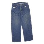 DICKIES Womens Regular Fit Blue Denim Classic Jeans W34 L32 Workwear