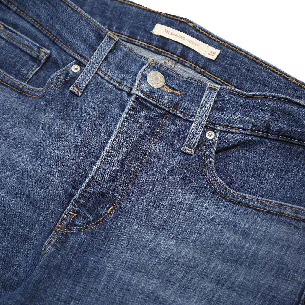 LEVI'S 311 Womens Jeans Blue Slim Skinny Denim Medium W28 L32 Stretch Cotton