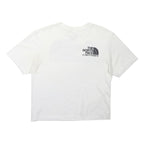 THE NORTH FACE Womens White Graphic T-Shirt S Short Sleeve Crew Neck Casual