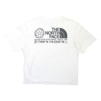 THE NORTH FACE Womens White Graphic T-Shirt S Short Sleeve Crew Neck Casual
