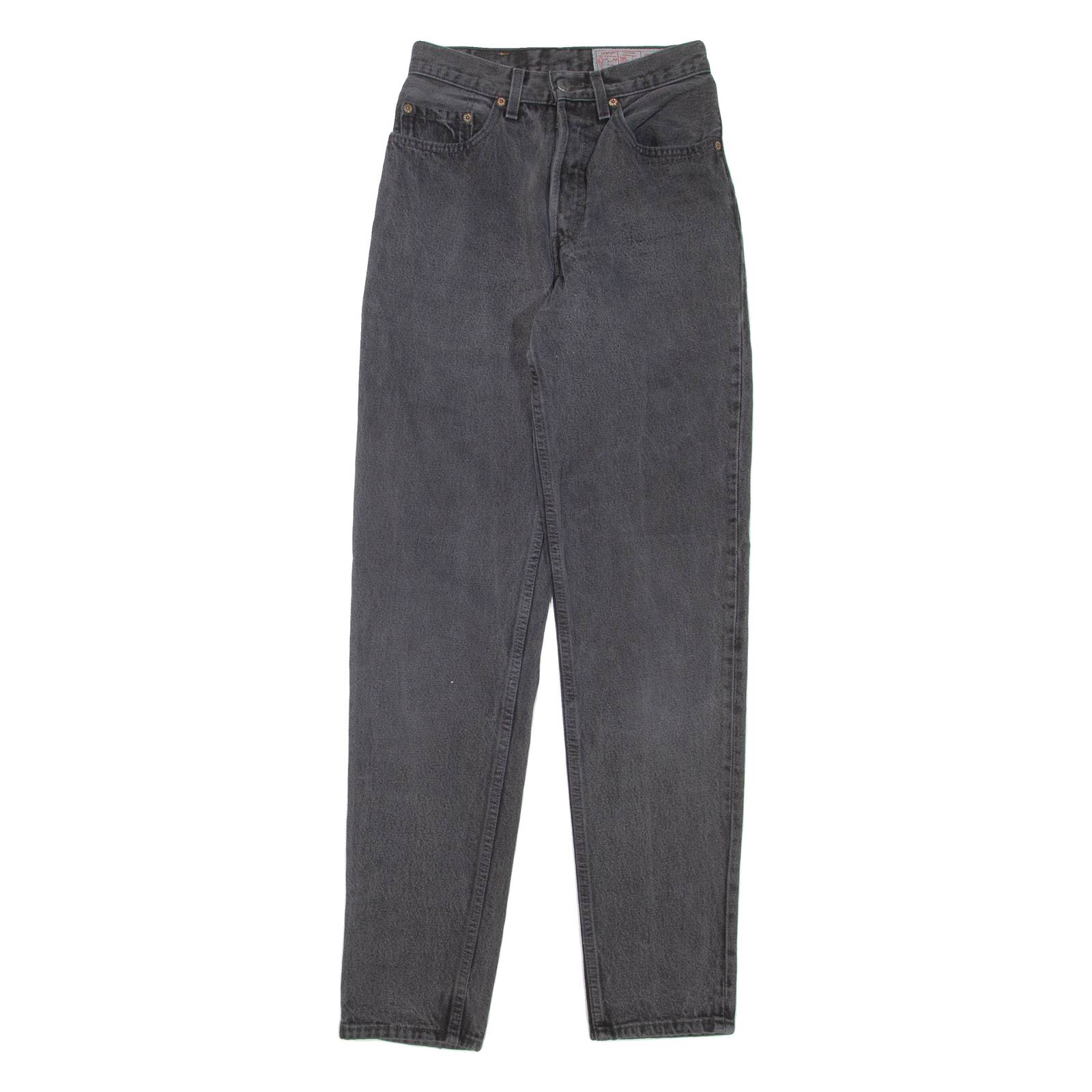 LEVI'S Womens Jeans Grey Regular Tapered W26 L32