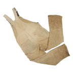 CARHARTT Mens Beige Cotton Blend Relaxed Dungarees L W42 L29 Workwear Utility