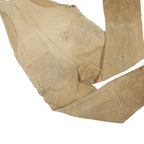 CARHARTT Mens Beige Cotton Blend Relaxed Dungarees L W42 L29 Workwear Utility
