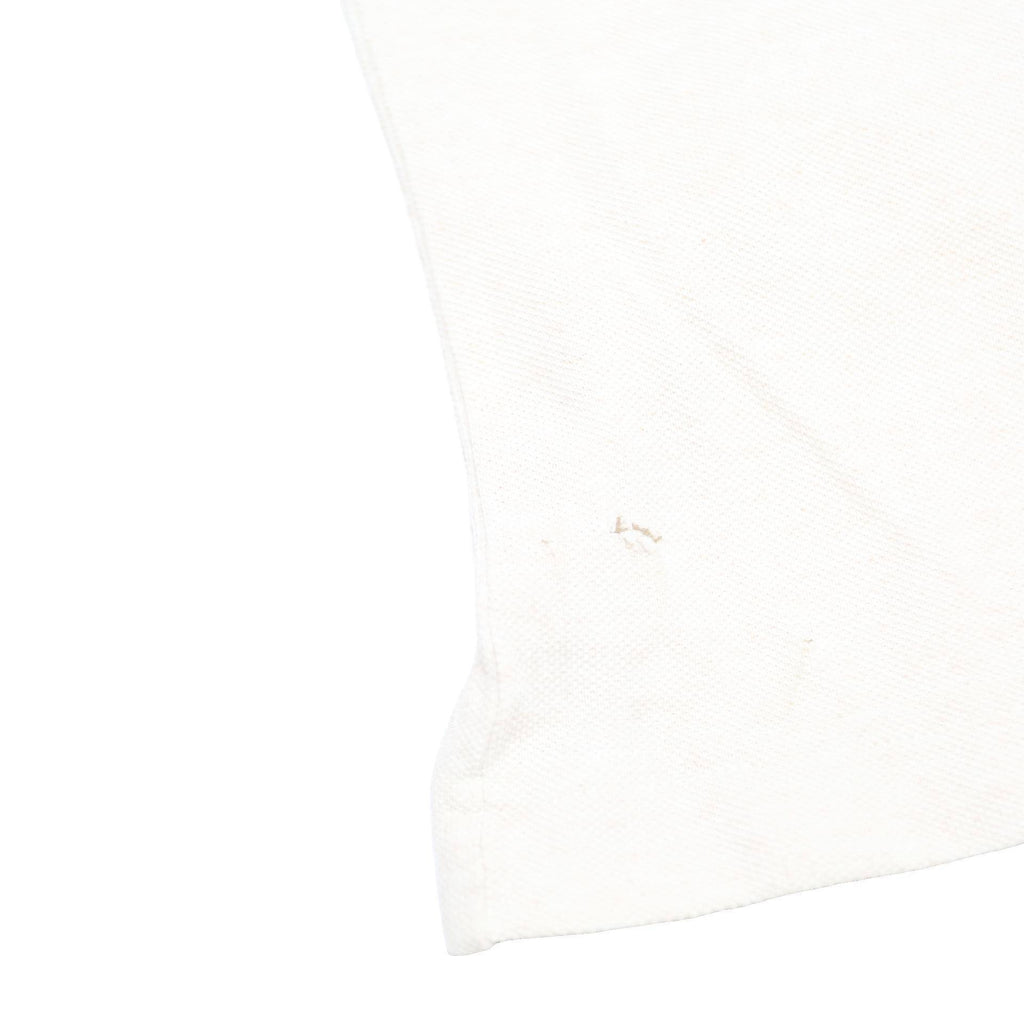 KAPPA Mens White Long Sleeve Plain L Cotton Polo Shirt Classic Fit