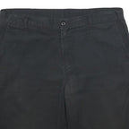 DICKIES Mens Black Casual Shorts L W38 Workwear Polyester Blend Comfortable