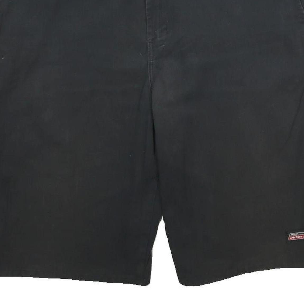 DICKIES Mens Black Casual Shorts L W38 Workwear Polyester Blend Comfortable