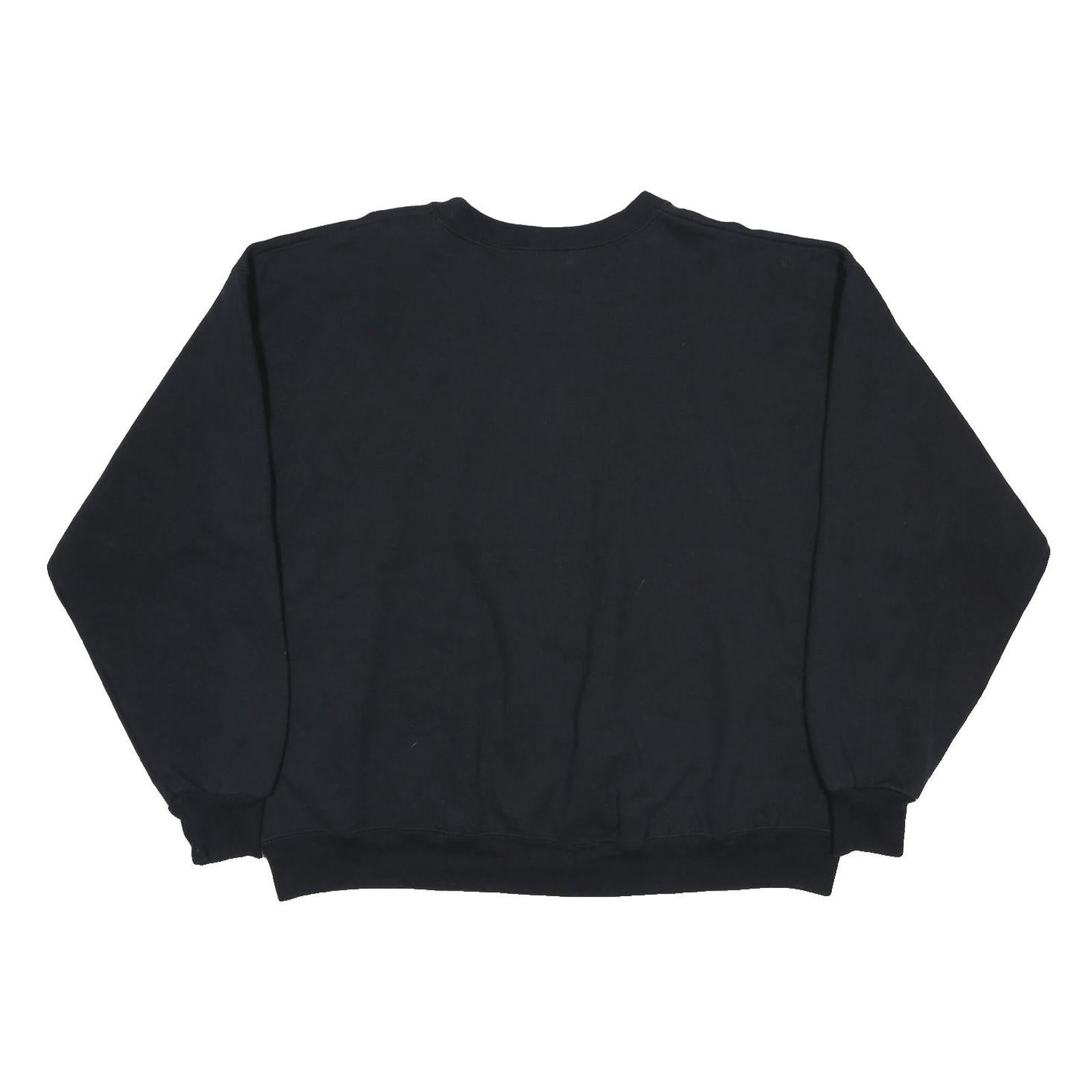 HARD ROCK CAFE Womens Black St Thomas Crew Neck XL Cotton Blend Sweatshirt