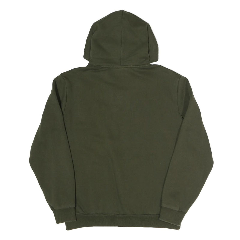 PUMA Womens Green Pullover Hoodie S Cotton Blend Casual Sportswear