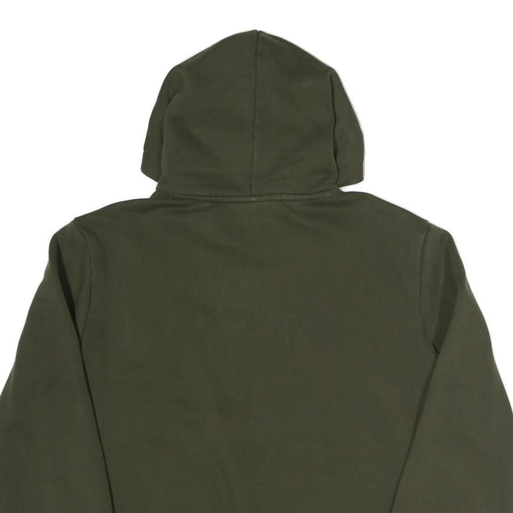 PUMA Womens Green Pullover Hoodie S Cotton Blend Casual Sportswear