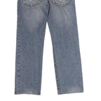 Womens Slim Light Blue Denim Jeans W28 L27 Embroidered Pocket Detail Cotton