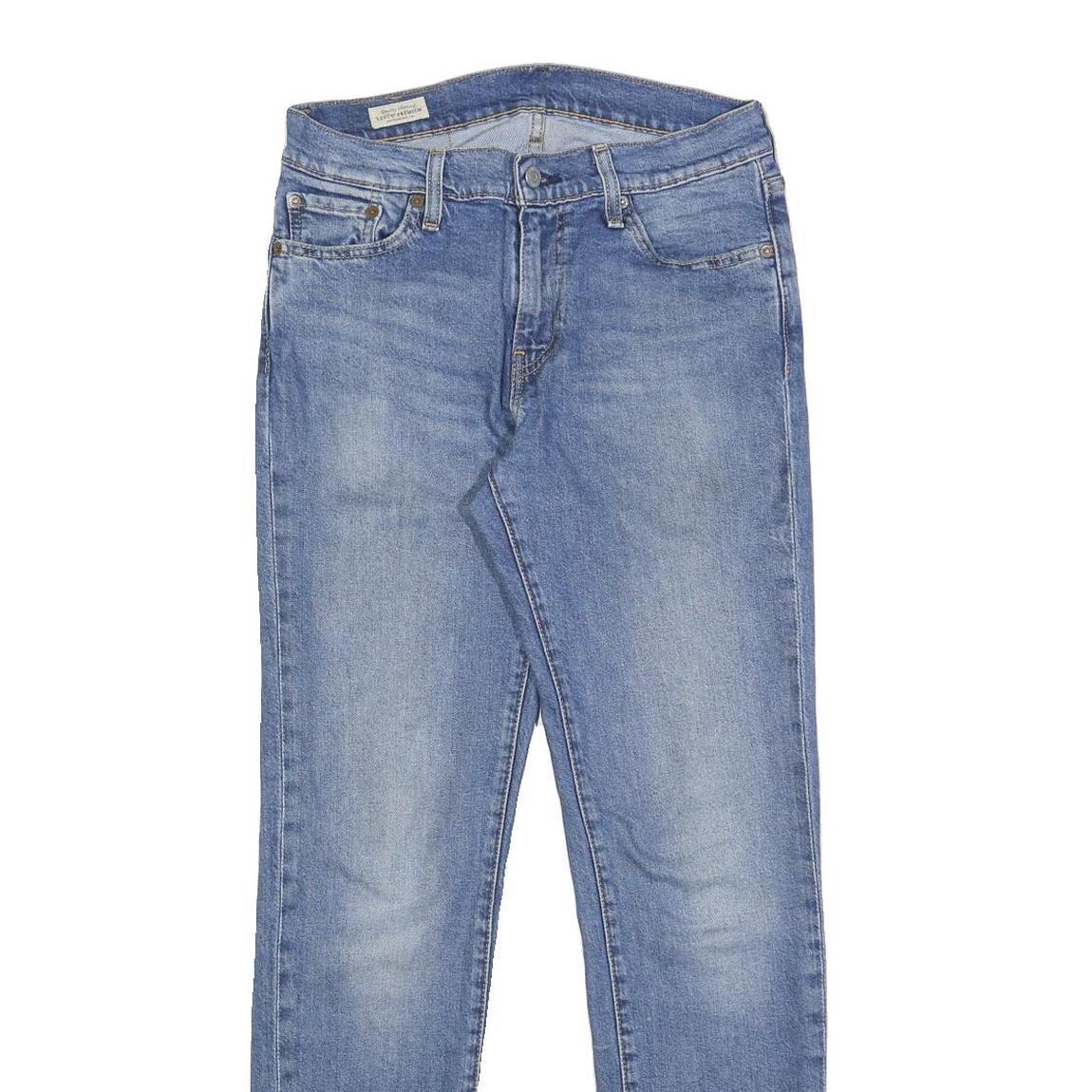 LEVI'S 511 BIG E Mens Jeans Blue Slim Skinny Denim Light W30 L32 Vintage