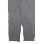 CARHARTT Mens Regular Fit Grey Workwear Trousers W34 L32 Cotton Blend Zip