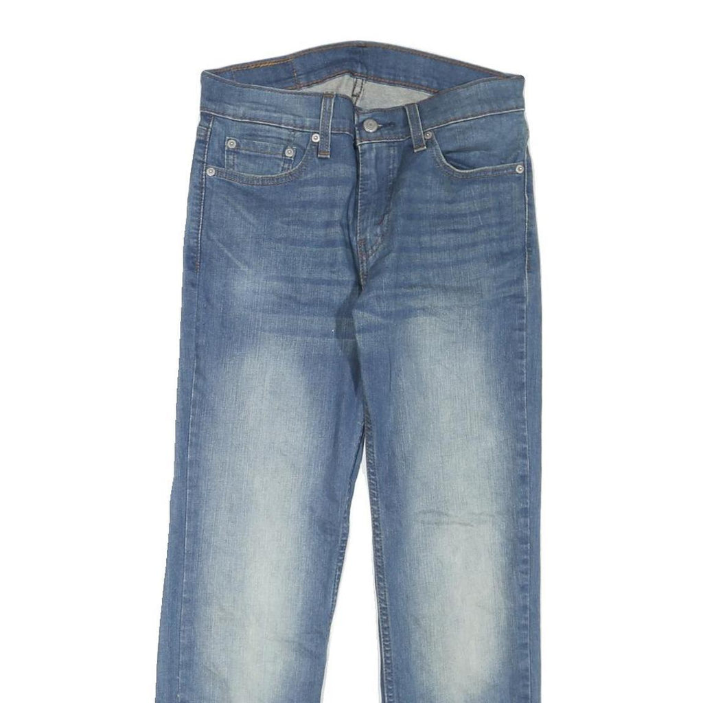 LEVI'S 511 Mens Regular Jeans Blue Denim Medium W29 L28 Slim Fit Zip Closure