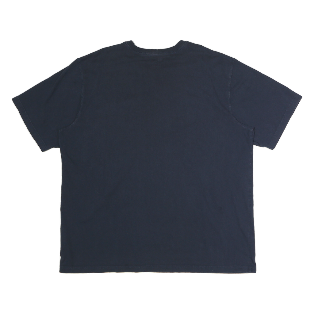 CARHARTT Mens Navy Blue Pocket T-Shirt 2XL Short Sleeve Crew Neck Workwear