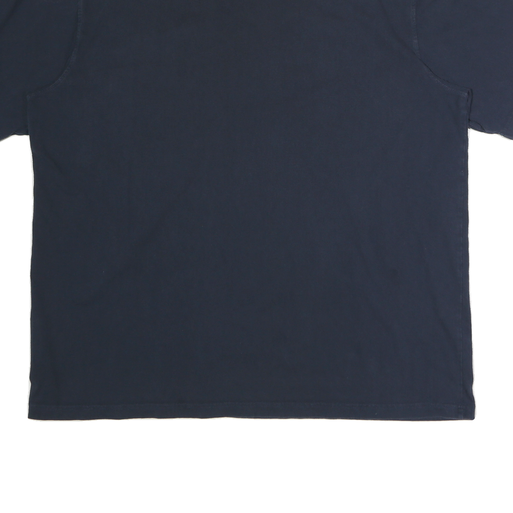 CARHARTT Mens Navy Blue Pocket T-Shirt 2XL Short Sleeve Crew Neck Workwear