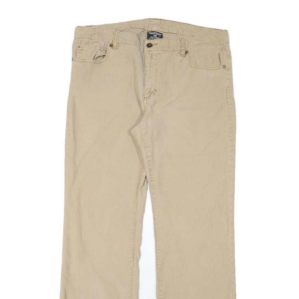 RALPH LAUREN POLO JEANS COMPANY Womens Cotton Blend Beige Regular Straight