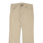 RALPH LAUREN POLO JEANS COMPANY Womens Cotton Blend Beige Regular Straight