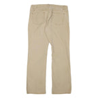 RALPH LAUREN POLO JEANS COMPANY Womens Cotton Blend Beige Regular Straight