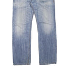 DIESEL Womens Regular Blue Denim Cotton Blend Button Jeans W34 L28 Classic