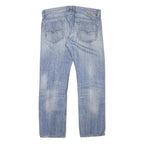 DIESEL Womens Regular Blue Denim Cotton Blend Button Jeans W34 L28 Classic
